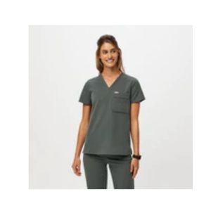 Figs women's Bonsai Bei - Cargo Scrub Top - L /